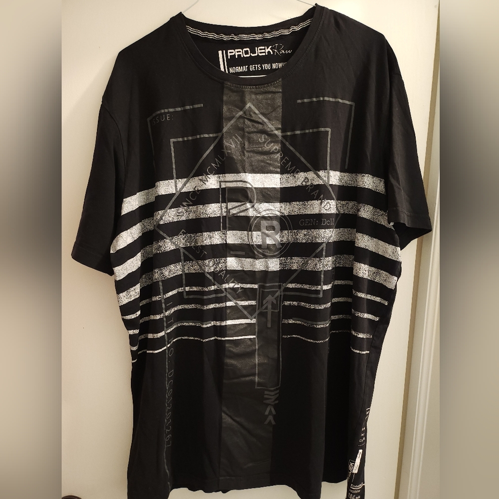 Projek Raw Mens Graphic T. Size 3xl. Preloved